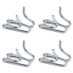 JIPIMON dog collar extra links 4-pack closeup highlights durable chrome finish for long-lasting training.