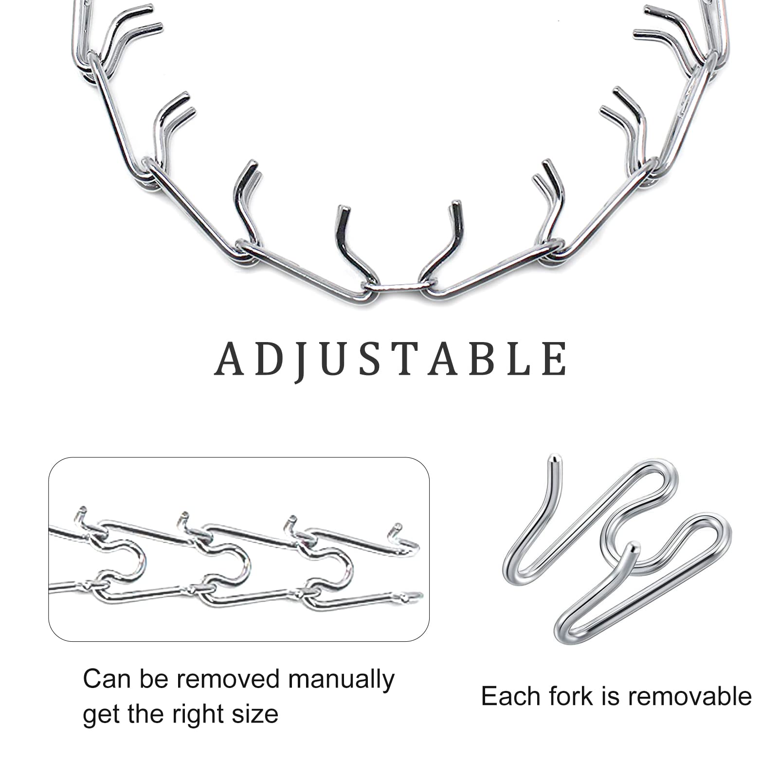 JIPIMON durable steel training links image shows rust resistance for long sessions.