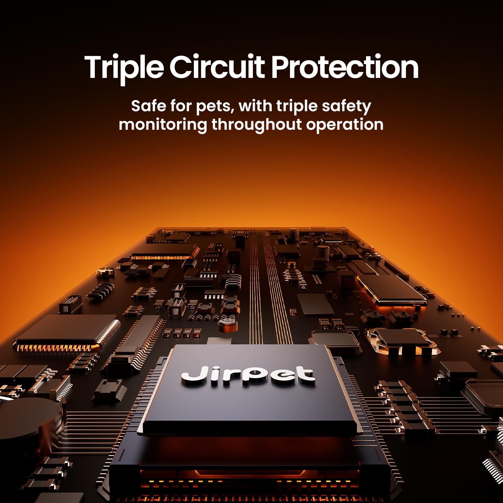 JirPet ions-517-million-negative-ions provide smoother grooming.