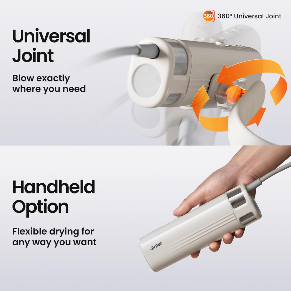 JirPet neck-dryer-compact-lightweight designed for extended use.