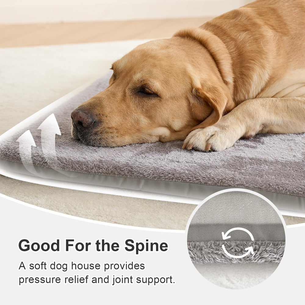 Jiupety 3XL dog bed inside view highlights size for dogs up to 90 lb.