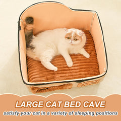 Jiupety Bear Cat House door-entry demonstrates easy access for small pets