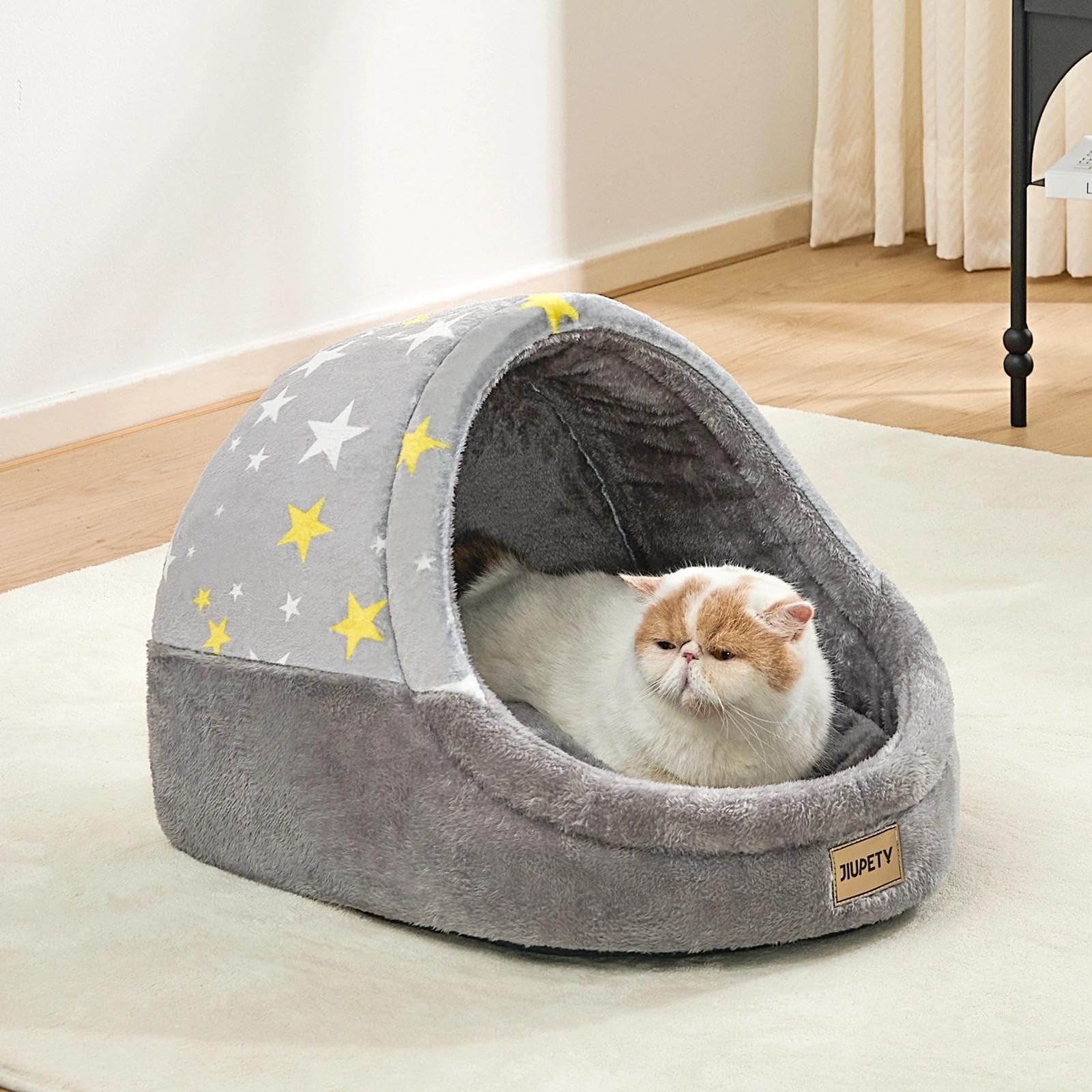 Jiupety cat bed size L for larger cats and small dogs.