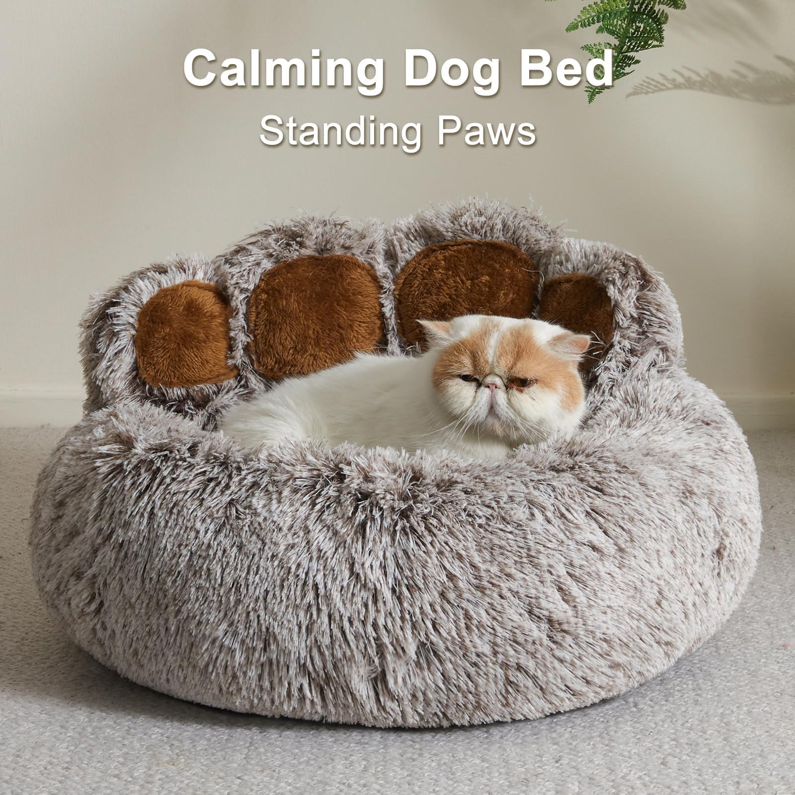 Jiupety dog bed pp cotton fill closeup emphasizes plush softness and warmth.