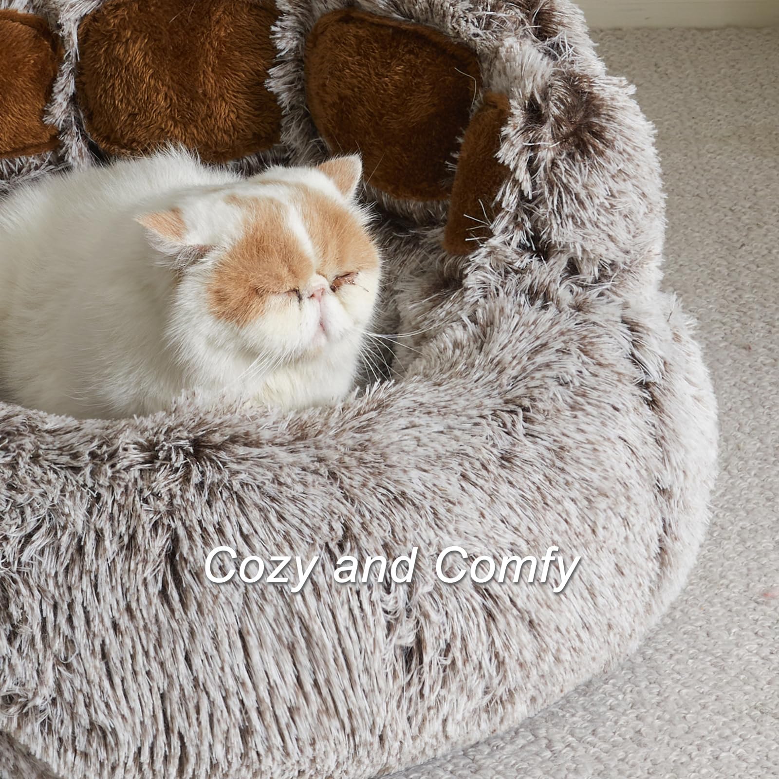 Jiupety dog bed washable-care closeup demonstrates gentle cleaning guidelines for durability.