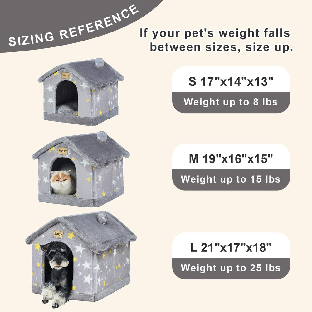 Jiupety dog house assembly unbox visual demonstrates easy setup and rapid expansion.