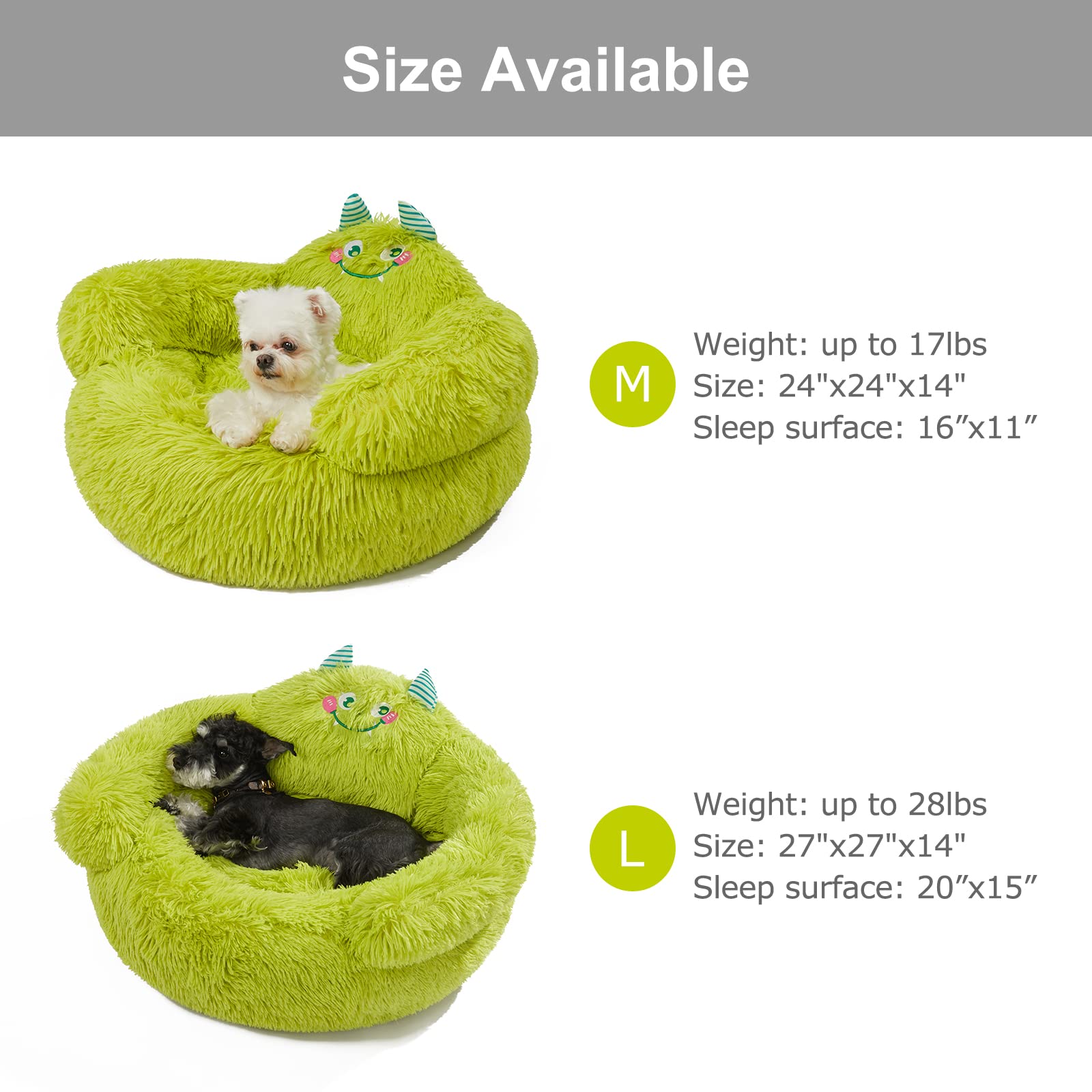 Jiupety donut bed cartoon design adds playful decor to home.