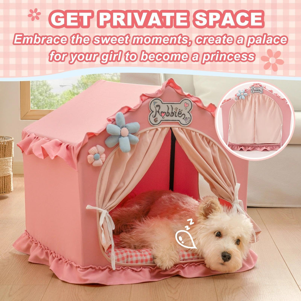 Jiupety foldable dog house – travel-friendly, easy to store