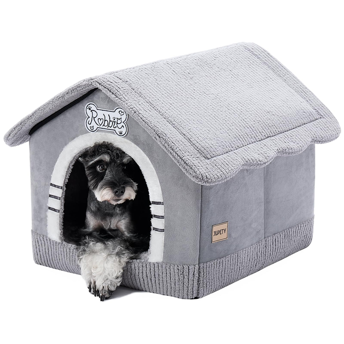 Jiupety indoor dog house frame showing sturdy structure for a stable shelter