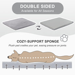 Jiupety indoor dog house interior pillow emphasizes plush comfort for small pets.