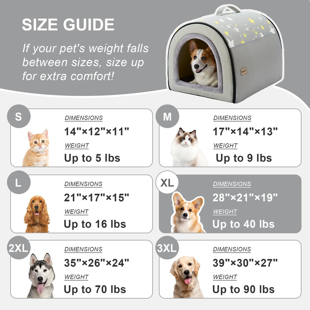 Jiupety dog house roof folded view shows airy open bed configuration