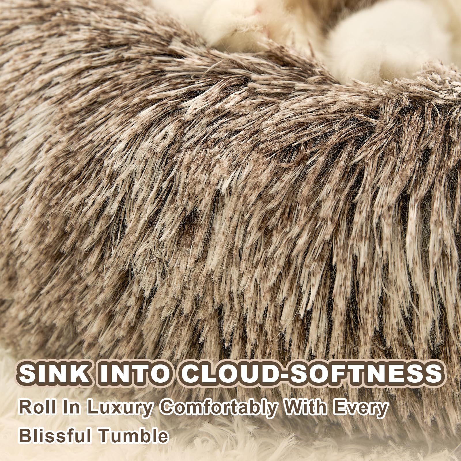 Jiupety Paw Bed PP cotton filling provides warmth and support for pets.