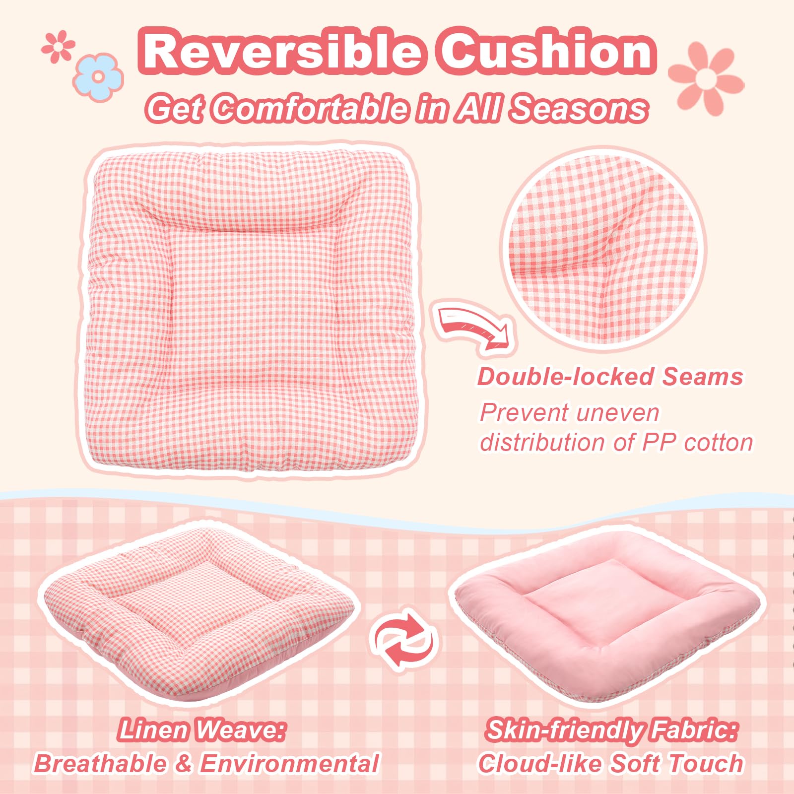 Jiupety size 17x17x17 dog cave – ample space for small dogs and cats