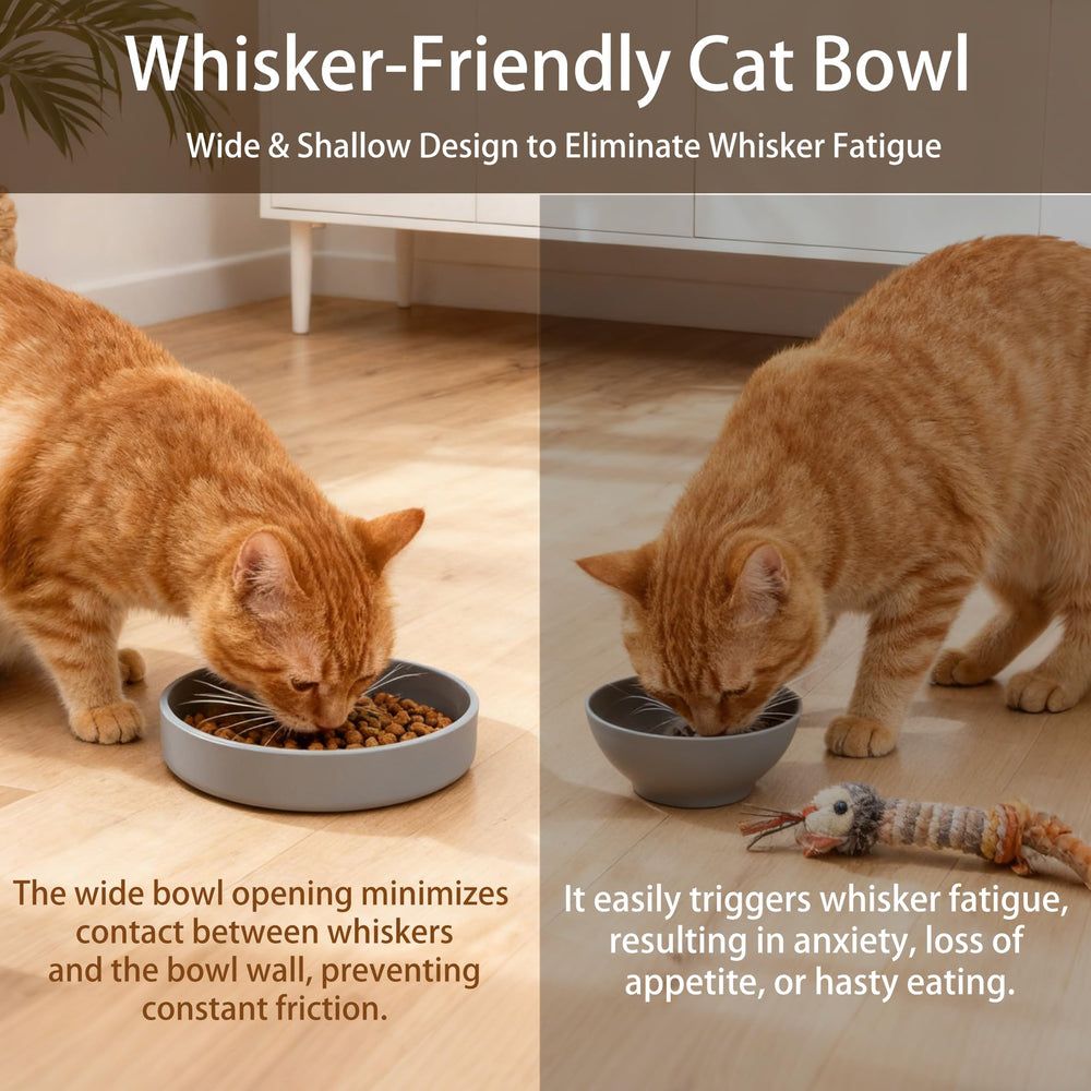JIX SDFFAY silicone cat bowl 330ml capacity suitable for dry or wet food.