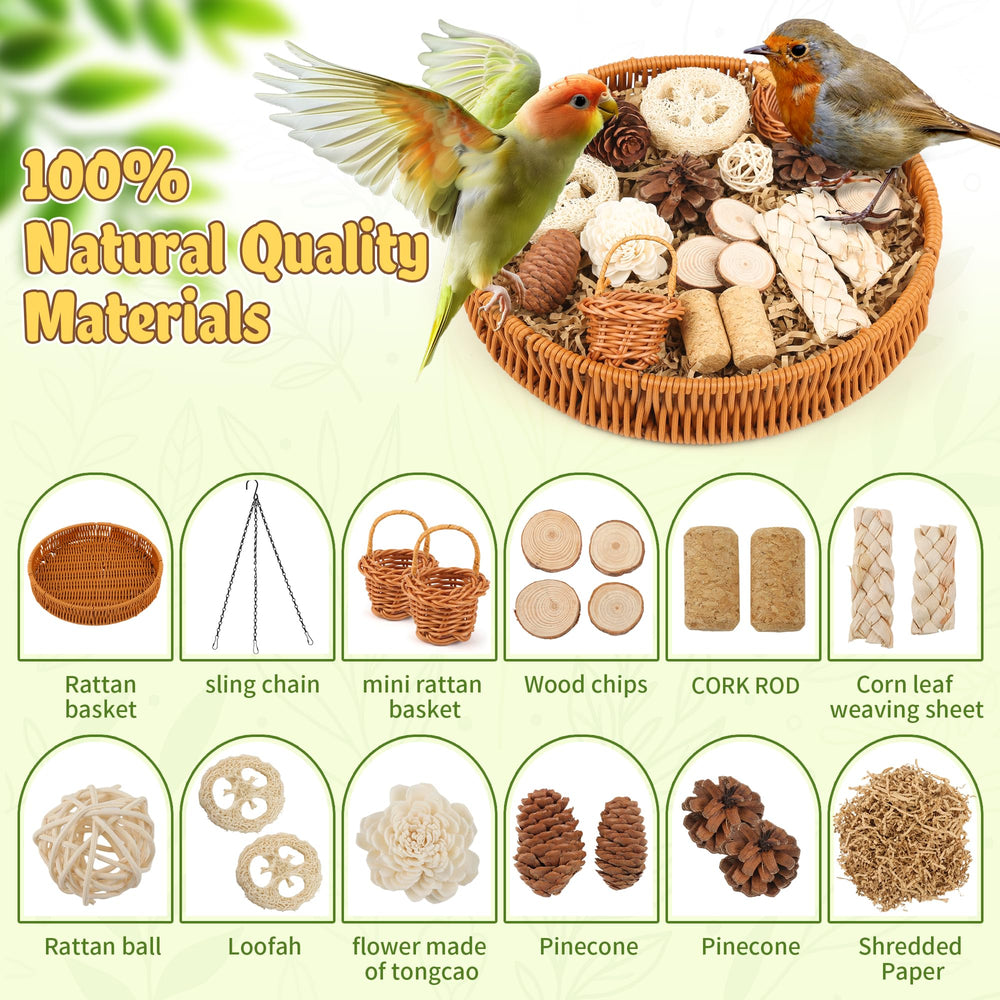 JJunLiM basket repurposed nest showcases lasting value after shredding