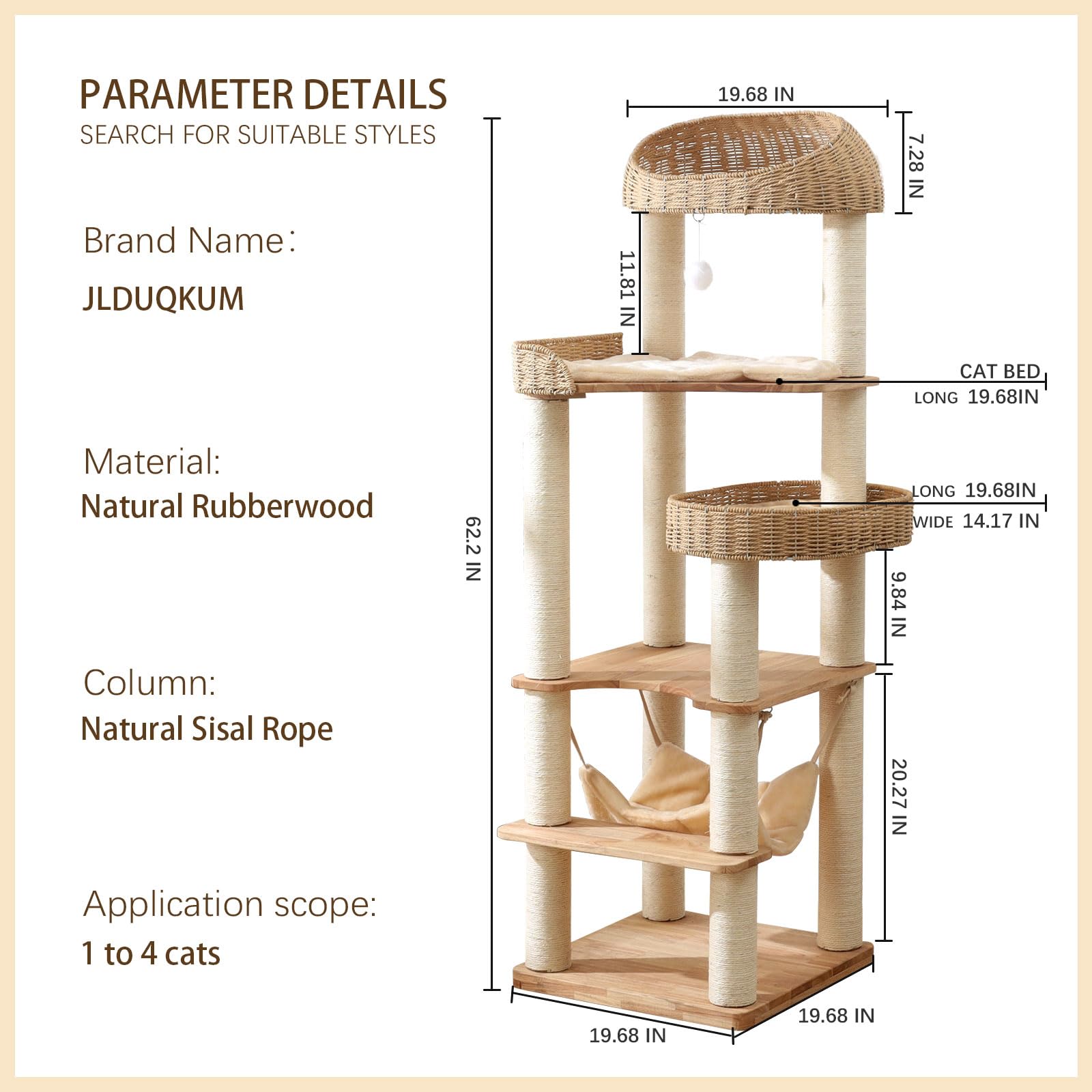 JLDUQKUM overall craftsmanship emphasizes durable wood and materials