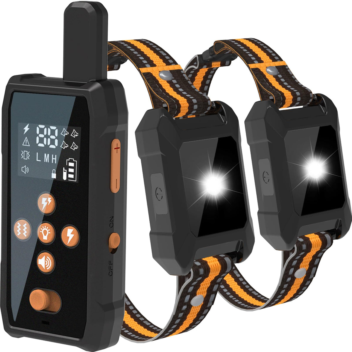 JLZNLC dog training collar remote-4200ft enables long-range outdoor training