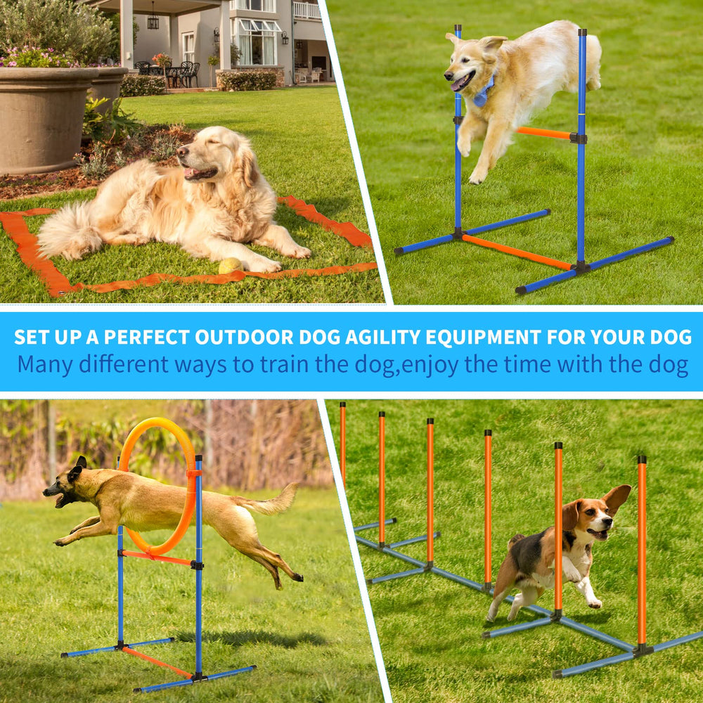 JMMPOO adjustable hurdle with pole connectors for scalable workouts