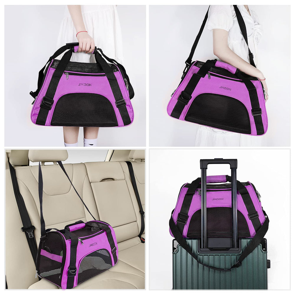 JMOON cat carrier adjustable strap for easy shoulder carry