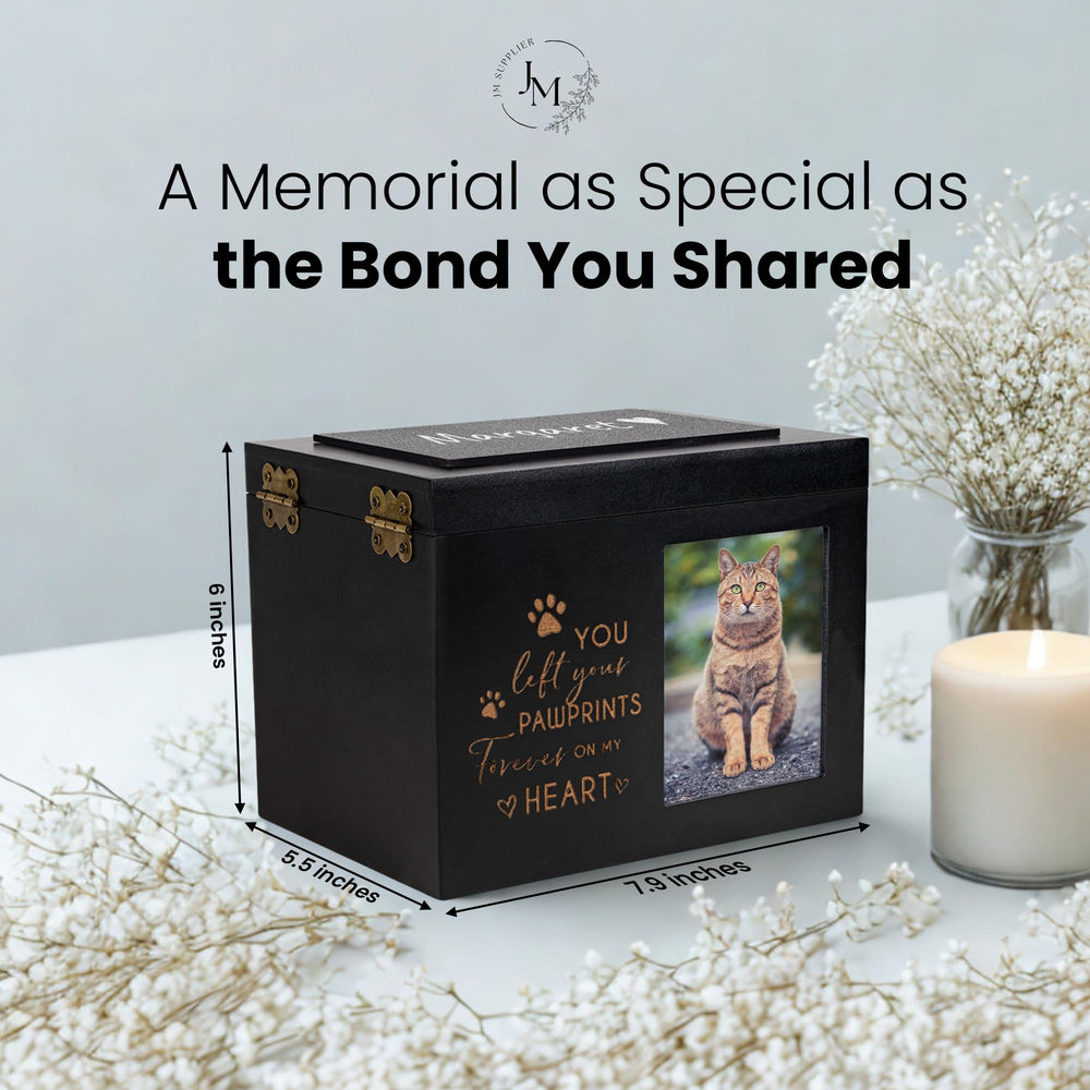 JMSupplier pet urn ready to display or gift for comforting memory.