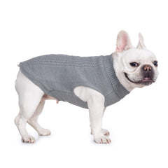 Jnancun stretchy cat sweater hypoallergenic yarn close-up demonstrates ultra-soft feel for delicate skin.