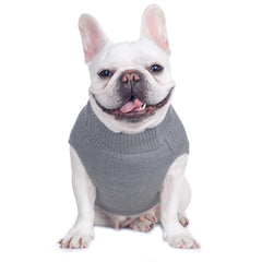 Jnancun stretchy cat sweater stretchy-knit close-up highlights flexible fit for easy on/off.