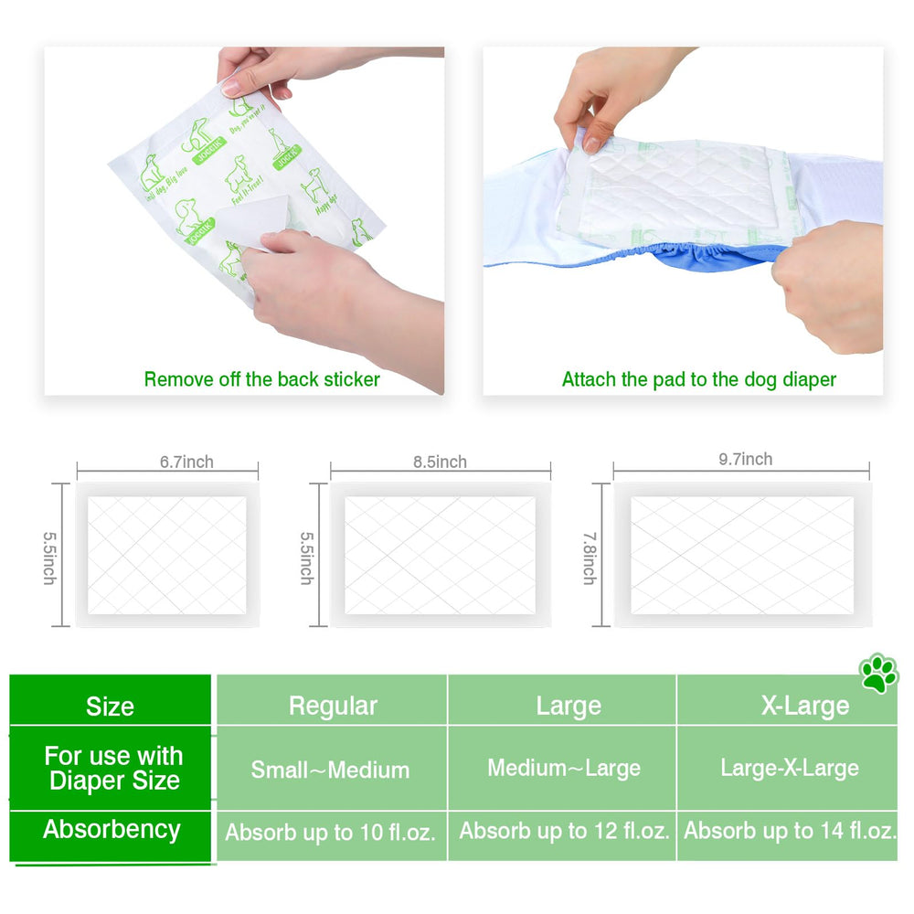 JOCCIK liners reduce waste by supporting reusable belly bands for mess control.
