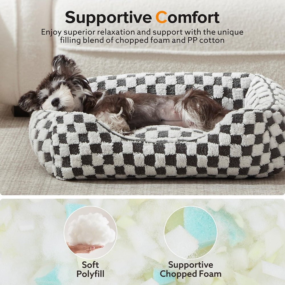 JOEJOY dog bed small 20x19 foam-polyfill balance balanced support