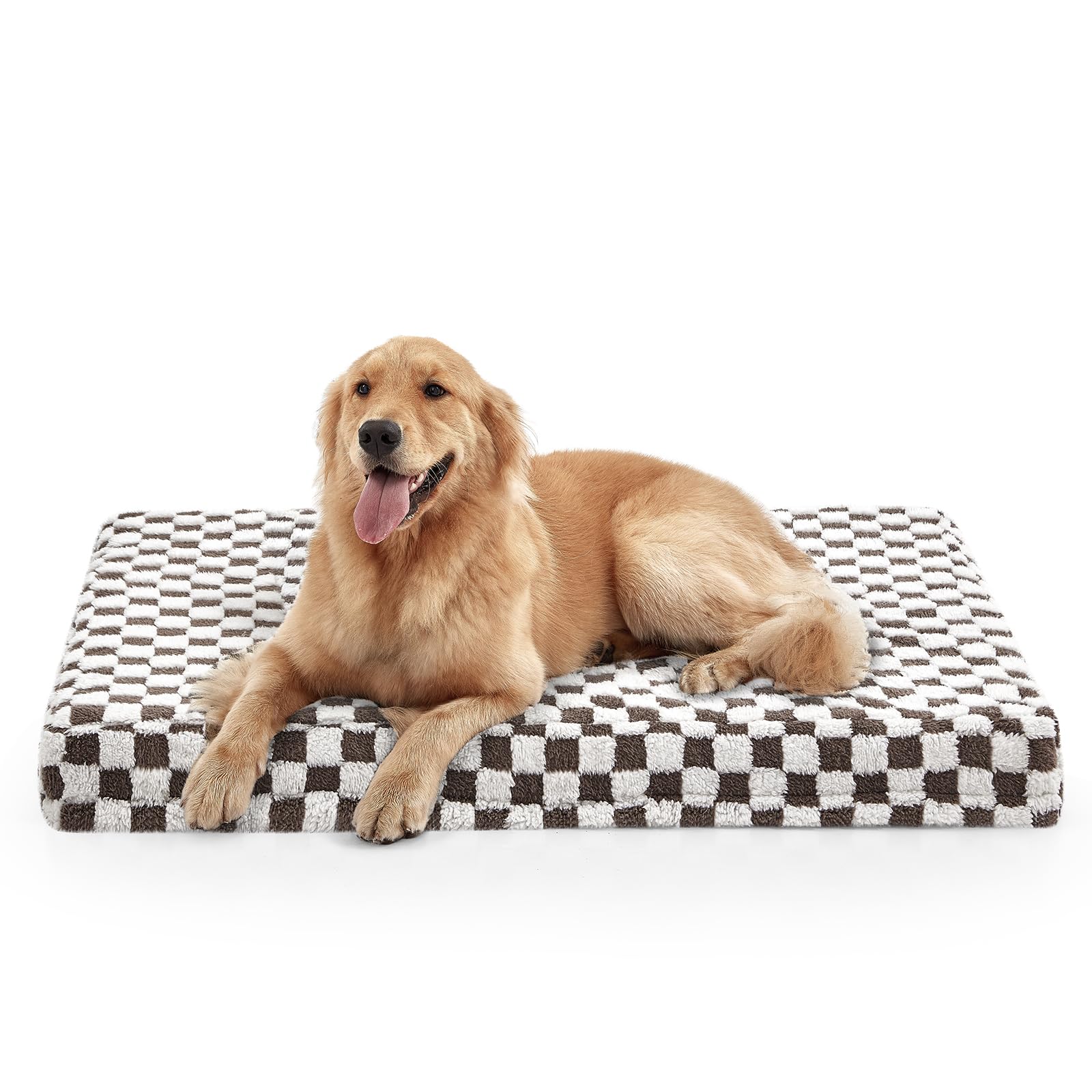 JOEJOY XL dog bed with orthopedic foam close-up showing plush comfort and support.