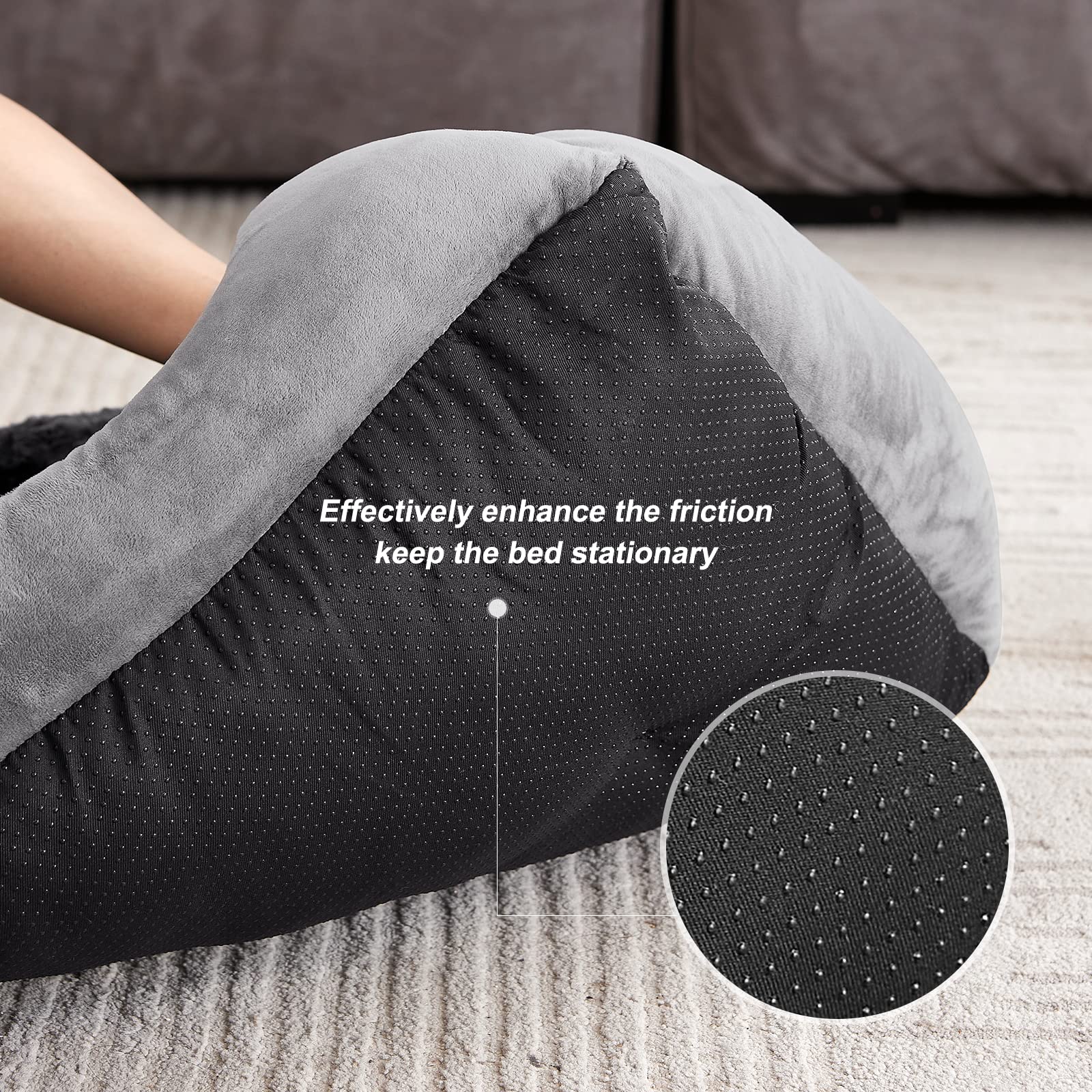 JOEJOY non-slip bottom emphasizes safe, stable placement on floors.