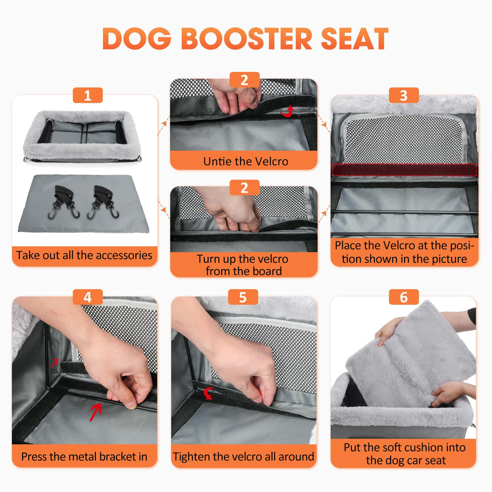 JOEJOY Deluxe booster seat breathable mesh panel for airflow