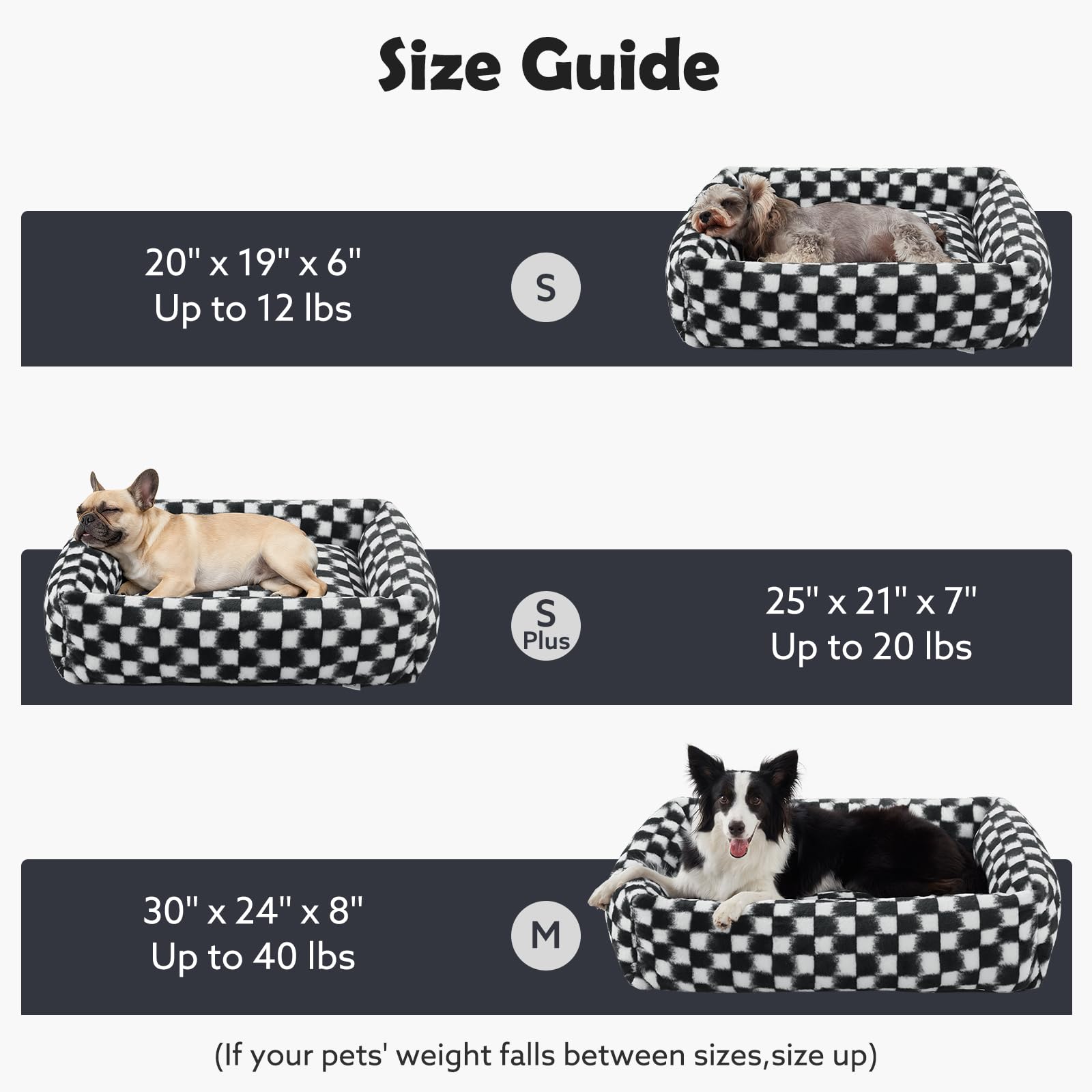 JOEJOY small dog bed-anti-slip-bottom keeps bed in place.