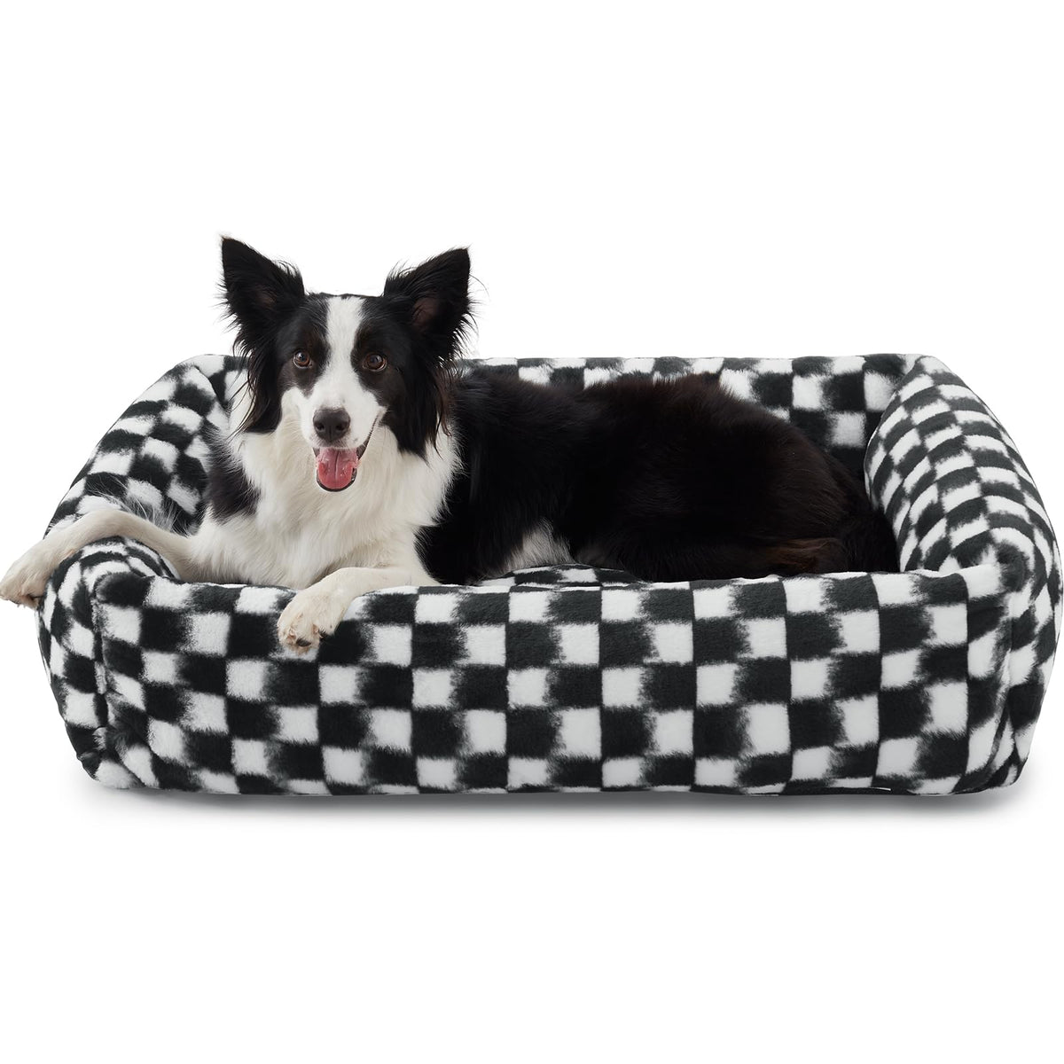 JOEJOY dog bed medium rectangle cover emphasizes plush warmth and easy cleaning