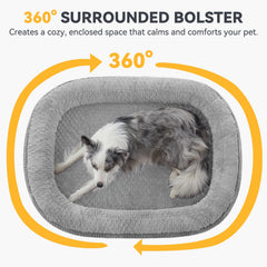 JOEJOY plush sleep surface inviting calming, comfortable naps for large dogs