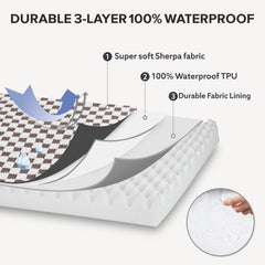 JOEJOY dog bed removable cover for easy machine-wash cleaning
