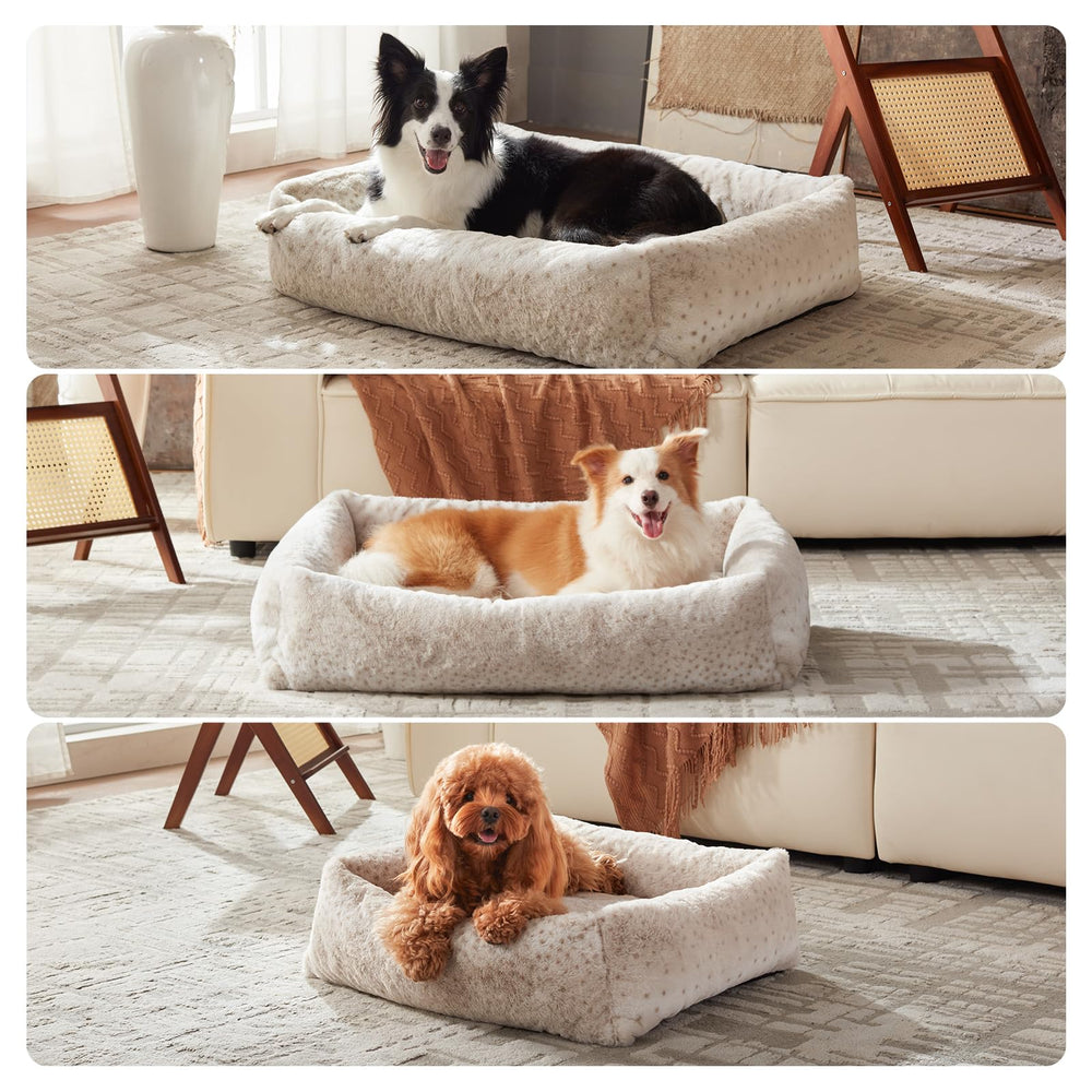 JOEJOY bed size chart shows S to XL options for various pets