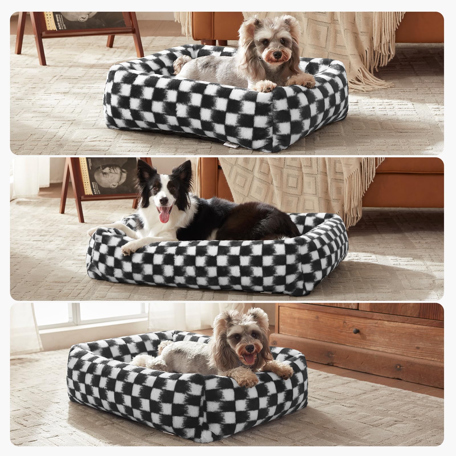 JOEJOY dog bed size options highlight S-XL for every pet