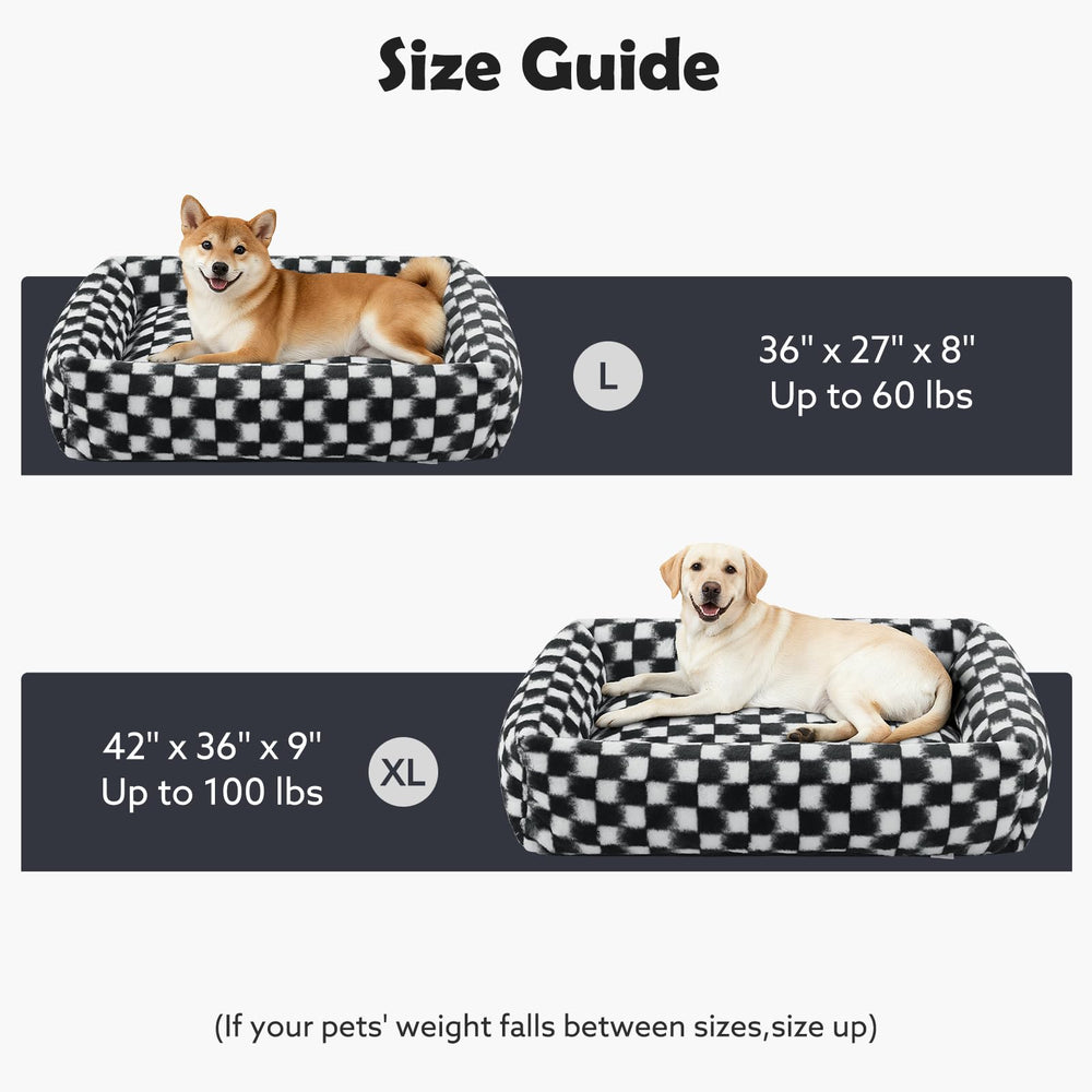 JOEJOY dog bed washable cover supports quick cleaning cycles