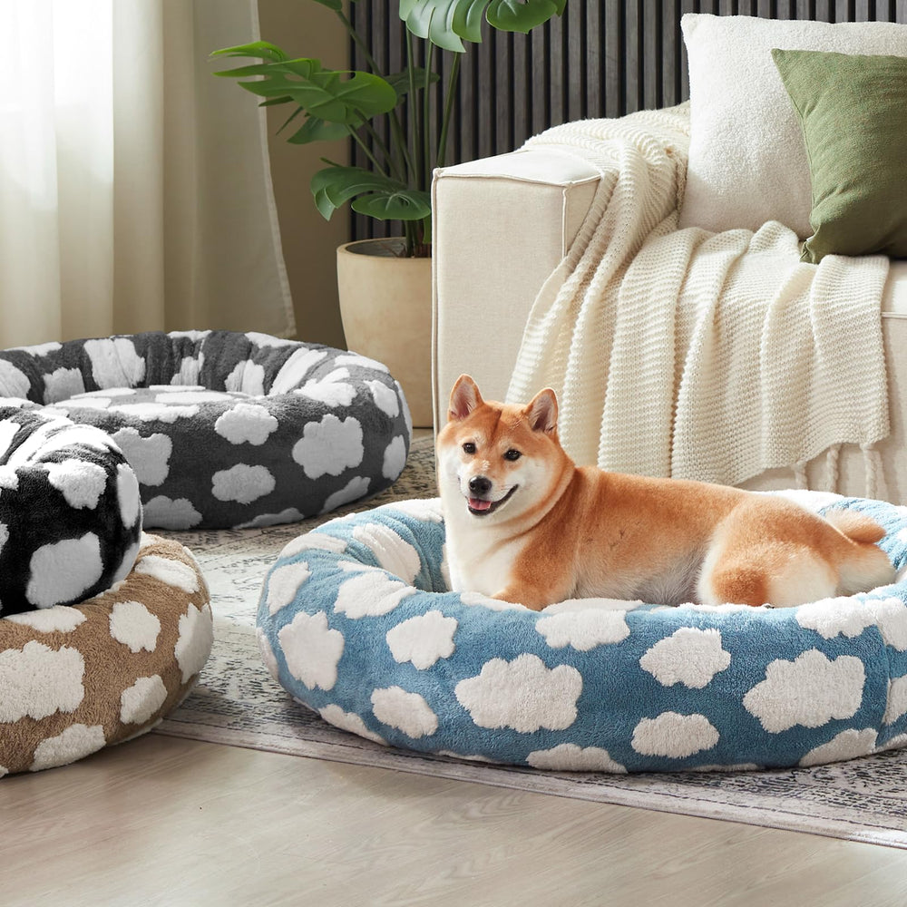 JOEJOY Donut Bed in a home setup demonstrating a cozy pet corner.