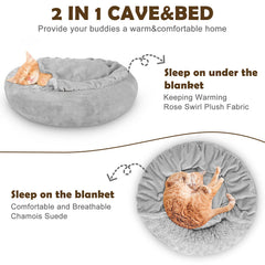 JOEJOY donut cave interior showing cushioned walls for head and neck support.