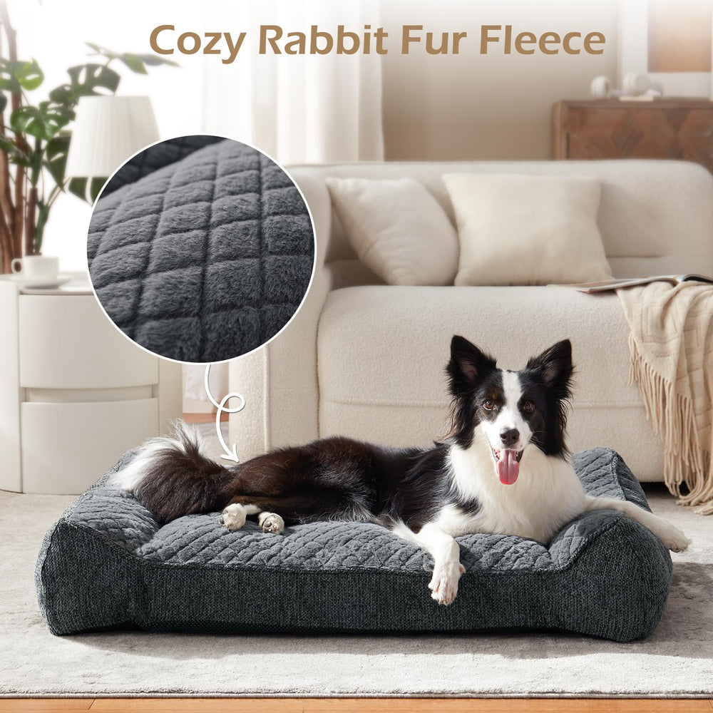 JOEJOY double shredded foam provides thick orthopedic cushioning.