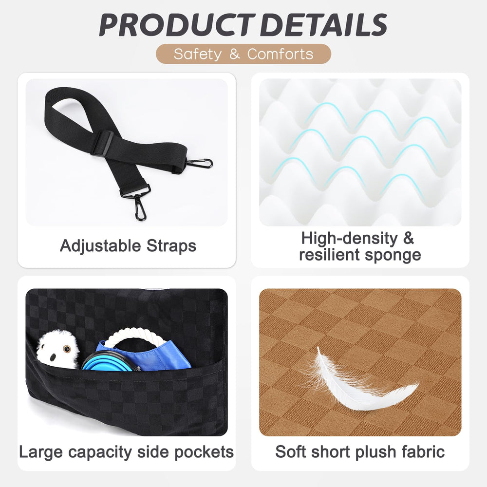 JOEJOY non-slip bottom keeps the seat stable on car seats