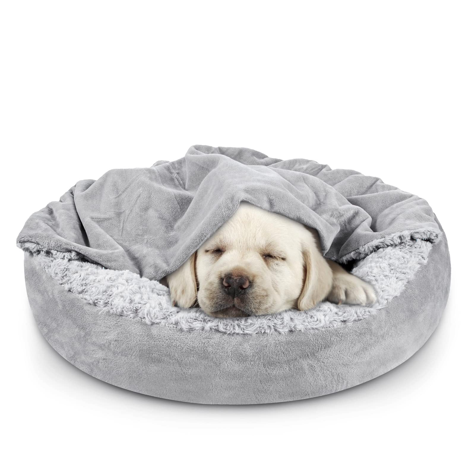 JoeJoy hooded cat bed exterior offers private, warm lounging space for naps