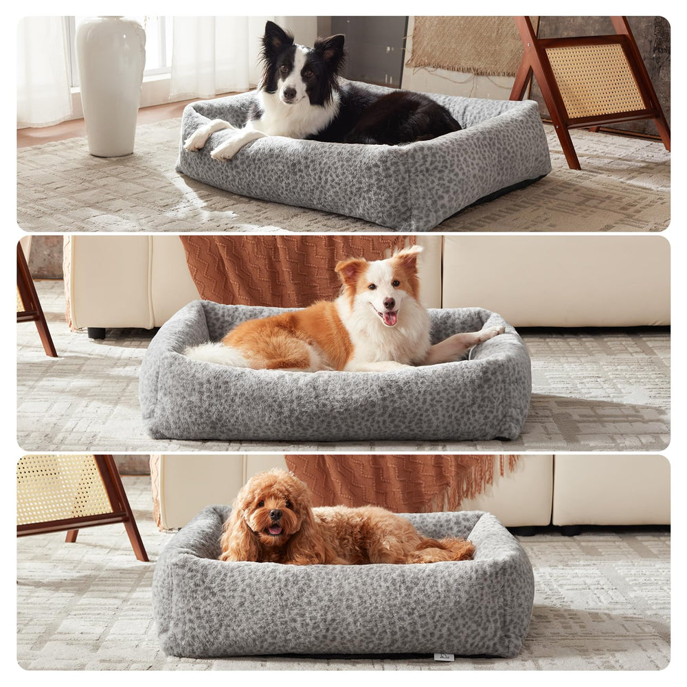 JOEJOY large-dog-bed-plush-interior invites pets to snuggle after outdoor adventures.