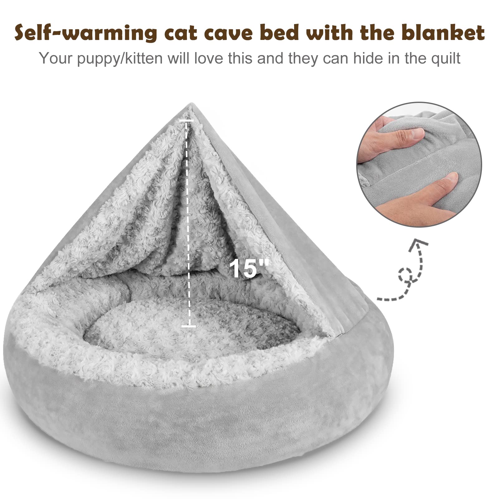 JoeJoy bed with non-slip bottom stays secure on wood floors