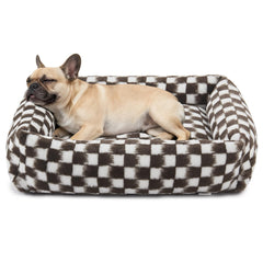 JOEJOY small dog bed faux-fur close-up showing ultra-cozy comfort