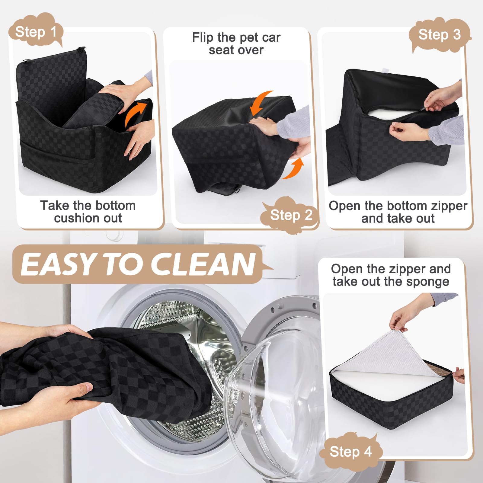 JOEJOY storage pockets keep treats and toys within easy reach.