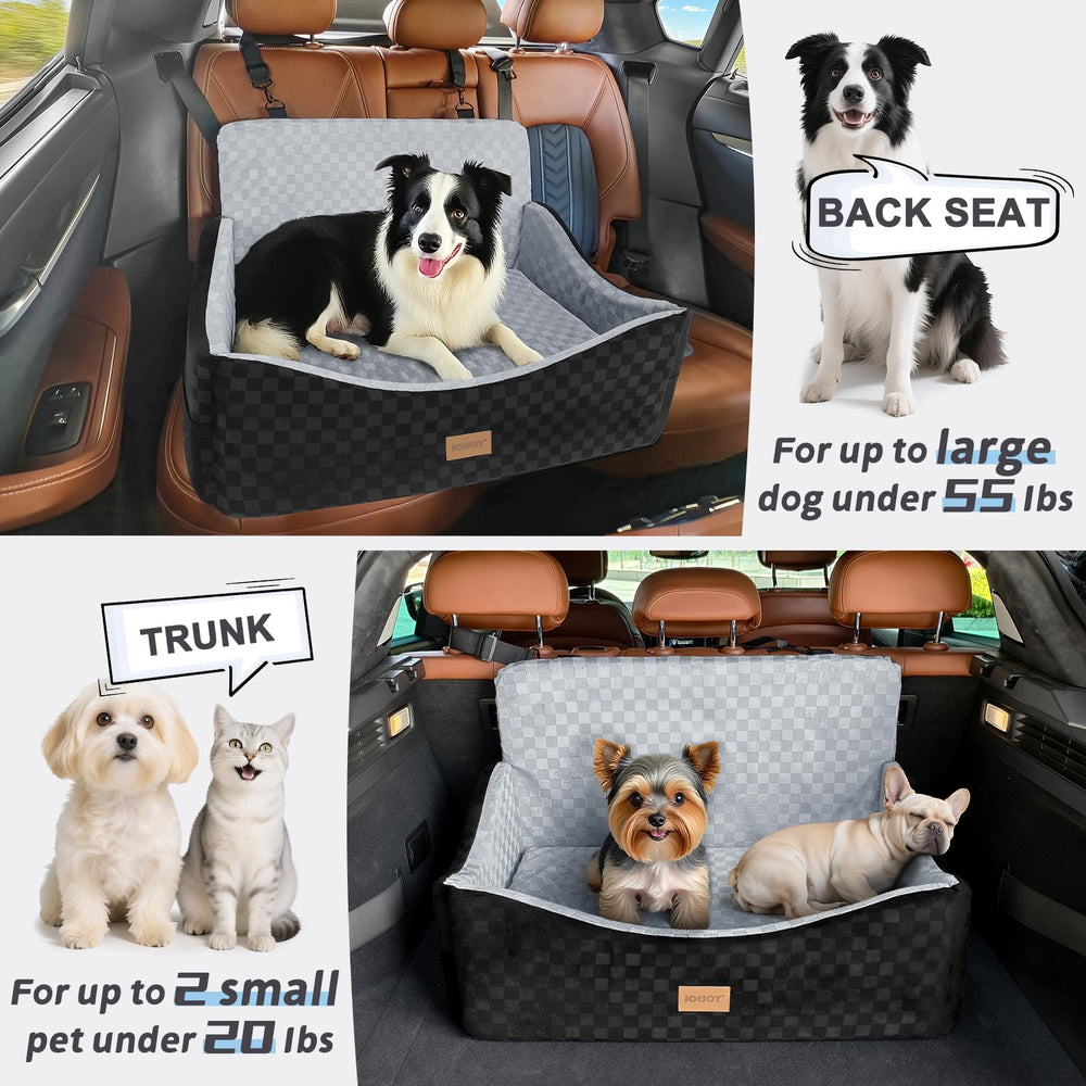JOEJOY travel bed features side pockets for toys and essentials