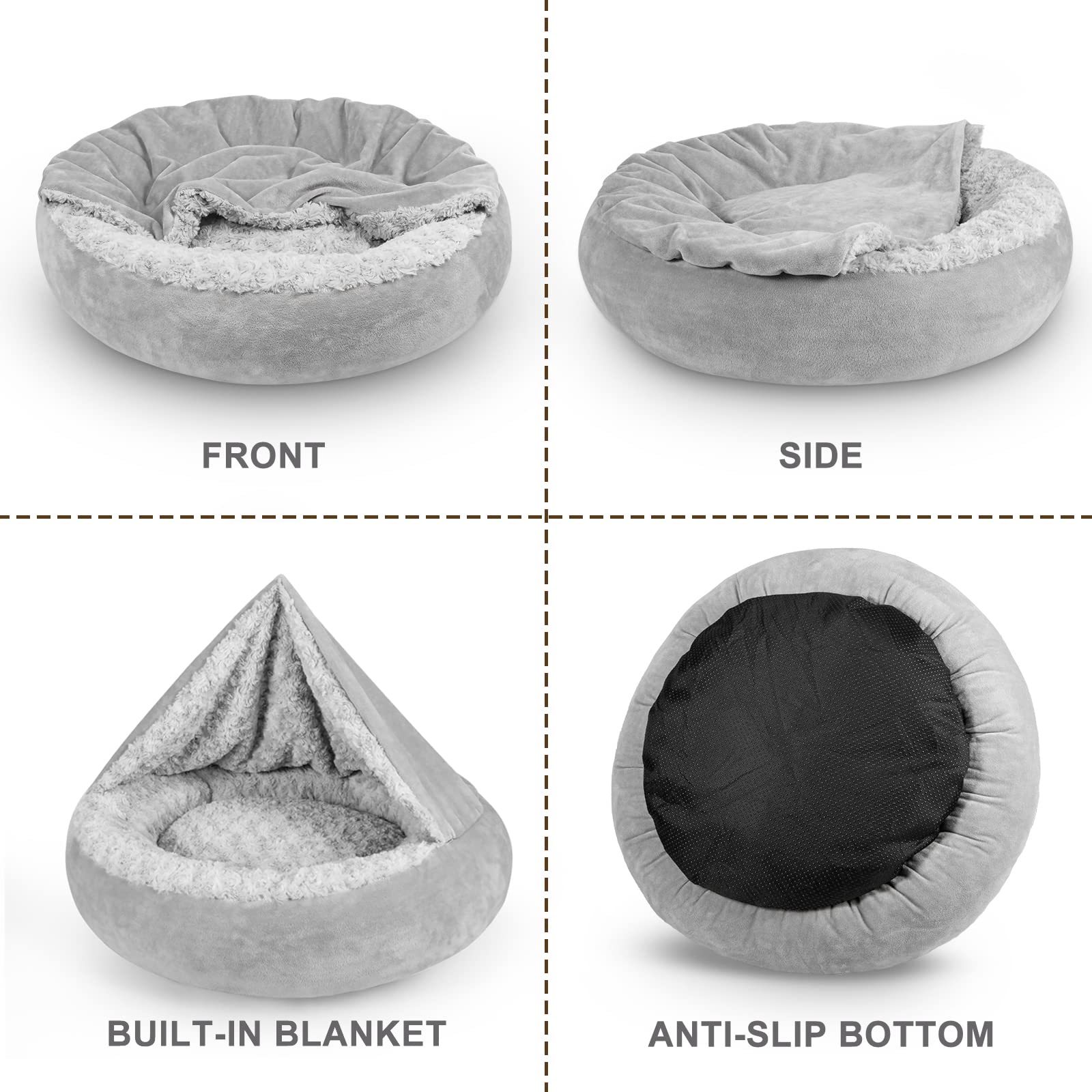 JoeJoy two-size options fit small to medium pets up to 28 lbs