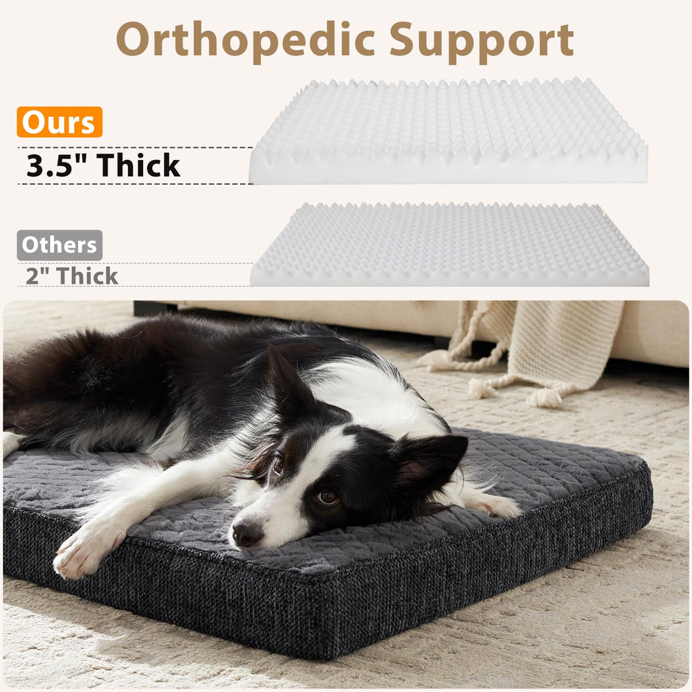 JOEJOY XL nonslip bottom keeps the bed steady on hardwood floors.